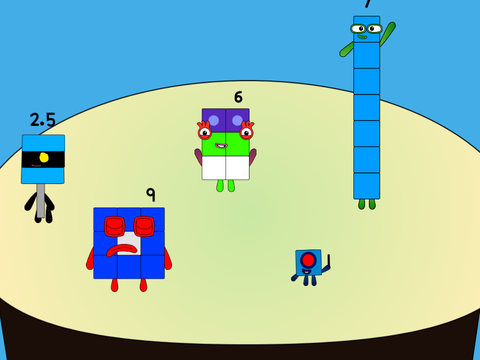 Numberblocks Band but youtubers 2 remix