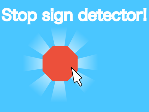 Working stop sign detector!