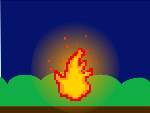 Fire Pixel Art