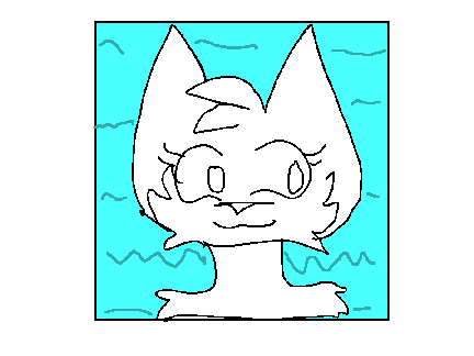 Free profile! you can color the wolf and use it for ur pfp