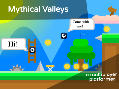 ☁️ Mythical Valleys || Multiplayer Scrolling Platformer [Demo]