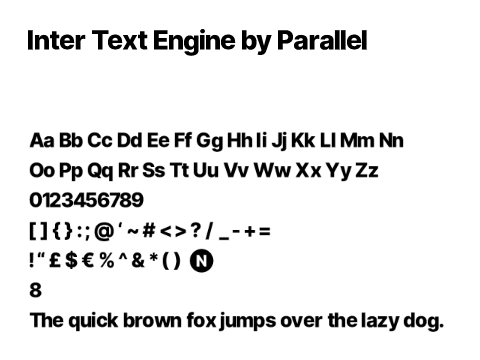 Inter Text Engine