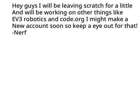 I am leaving scratch 