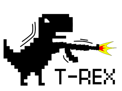 The T-Rex game, but updated