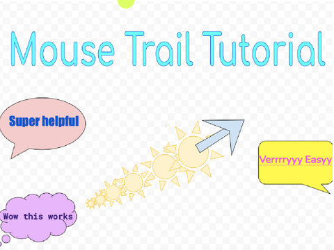 Mouse trail tutorial Super EZ