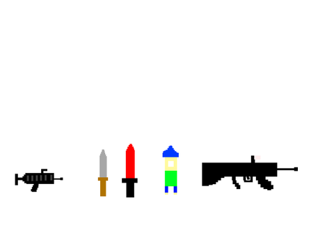 Pixel weapons,Player