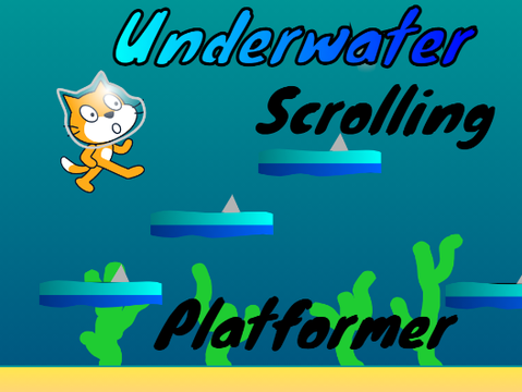 Underwater - a scrolling platformer :3