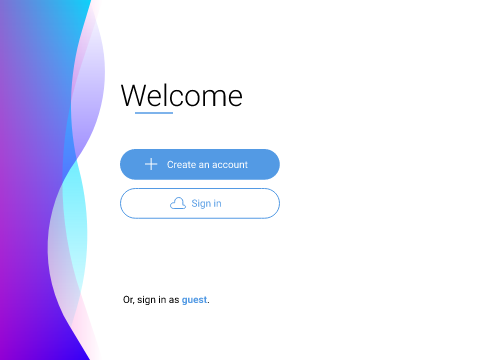Login / Sign-Up UI, maybe? | Blue OS