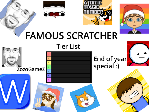 Famous Scratcher Tier List!