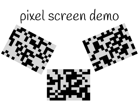 pixel screen demo/base