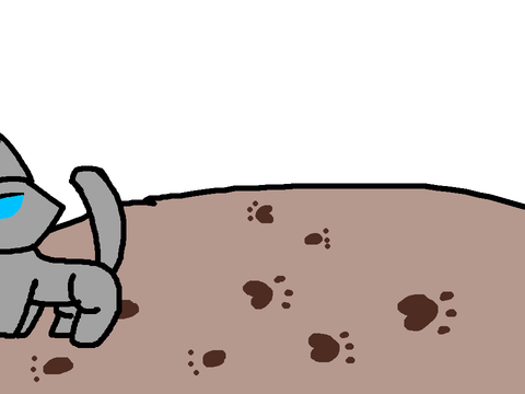 be a kit and walk on Stripeless’s belly