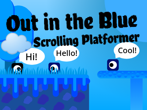 Out in the Blue - A Cloud Scrolling Platformer
