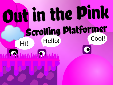 Out in the Pink - A Cloud Scrolling Platformer