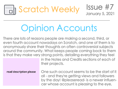 Issue #7 - Opinion Accounts