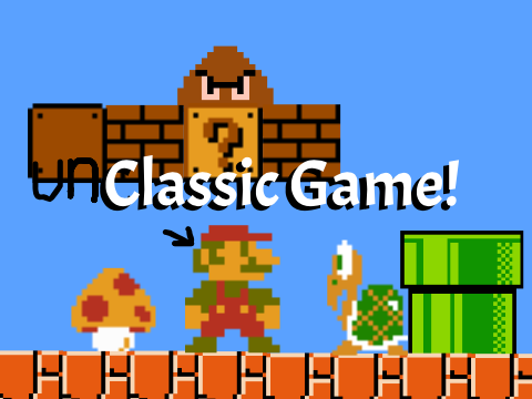 Super Mario Bros. 1-1 broken!