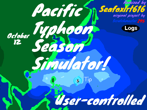 Pacific Typhoon Season Simulator User-controlled