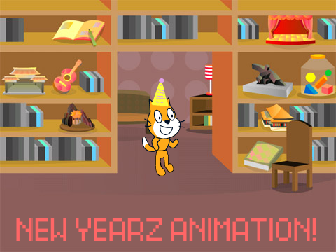 Scratch animation NEW YEARZ