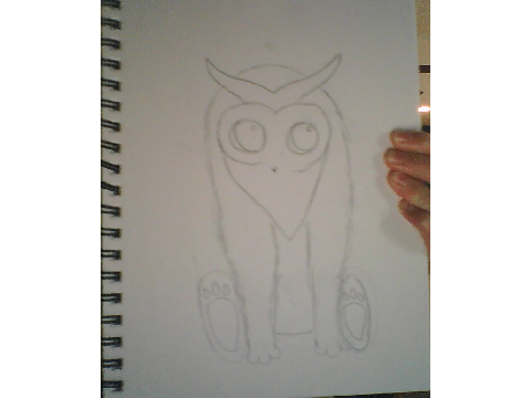 Owlbear Sketch (as requested by @ACupOfJo)