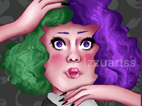 Clown Girl- Art timelapse
