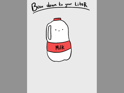 Bow down to your liter