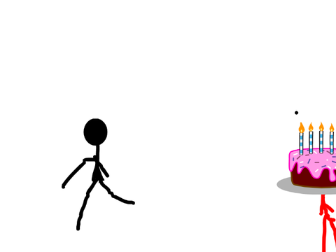 cake him kick you