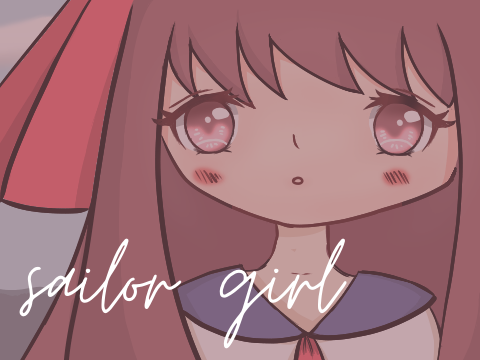 Sailor Girl - Anime Art
