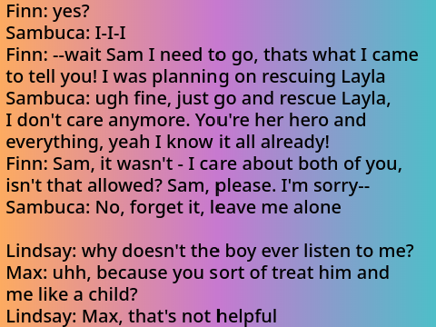Audiobook lines for finn