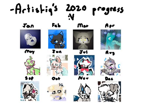 2020 art wrap-up!