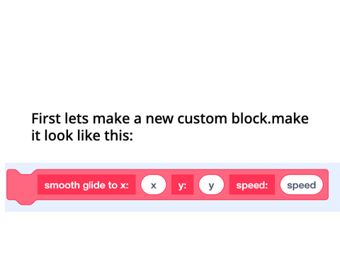 How to Make a Smooth Glide Custom Block