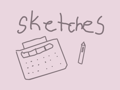 i got an art tablet so i made some *beautiful* sketches