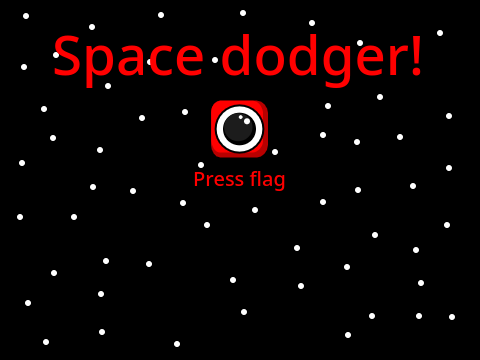 Space dodging a game