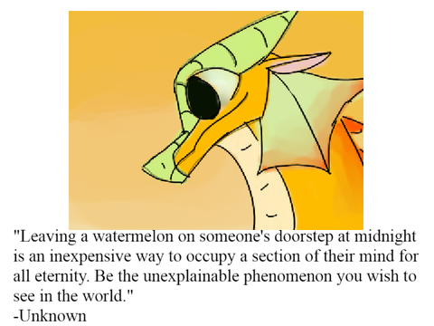 WeirdnessClan Yearbook Contribution