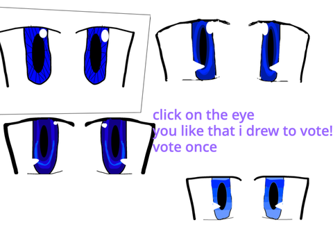 choose my anime eye type for this year!!