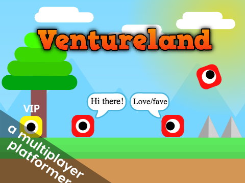 ☁️Ventureland 2 a scrolling mobile multiplayer game☁️ #games #art #music remix