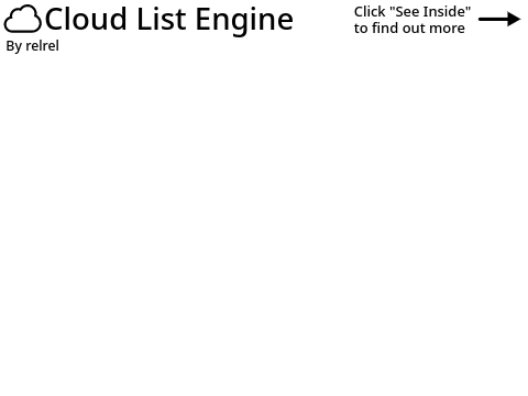 Cloud List Engine remix