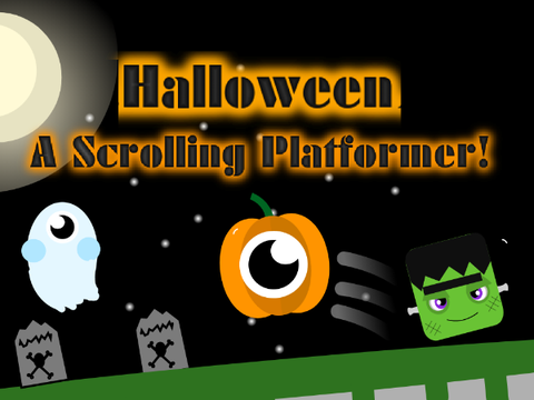 Halloween: A Scrolling Mobile-Friendly Platformer COLLAB