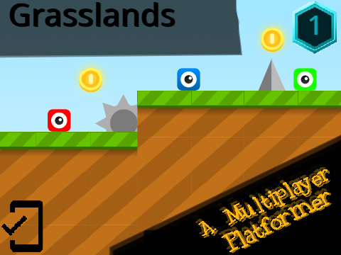 Grasslands☁ || a mobile friendly scrolling platformer 