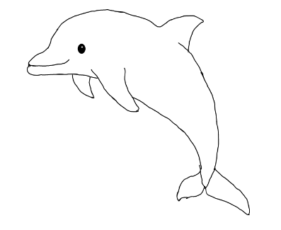 How to draw a dolphin (tutorial)