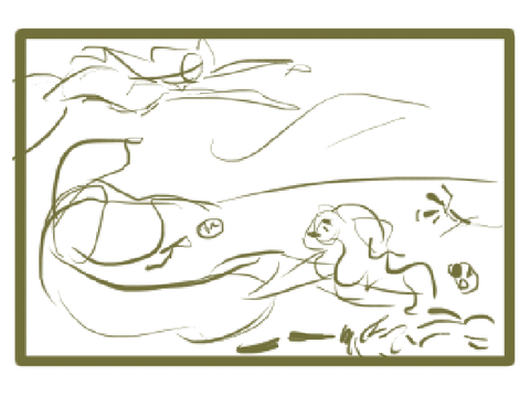 animatic storyboard | down by marian hill