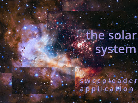 the solar system | an swc co-leader application [accepted]