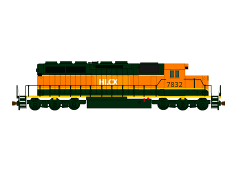 Ex BN and BNSF HLCX SD40-2s