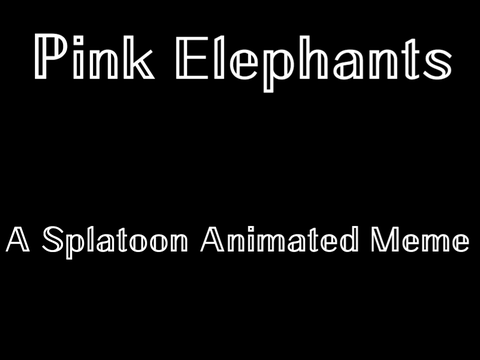 Pink Elephant - A Splatoon Meme