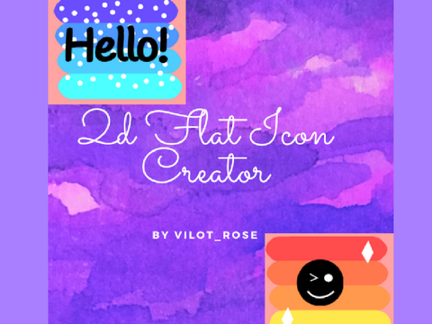 2D Flat Icon/Art Creator