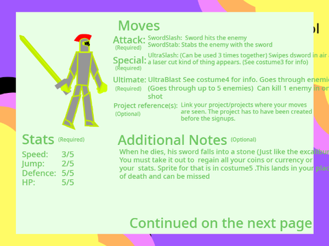 SSS Sign-ups Round 2! Knight