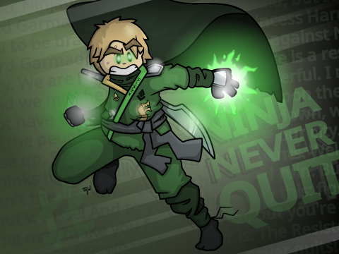 Ninja Never Quit || Art Collab Entry