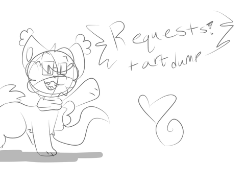 open requests!! + art dump (thank you for 1800+ :D)