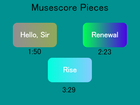 My Musescore Piano Pieces