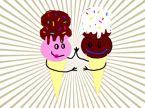 Ice cream contest Dancing Ice Cream