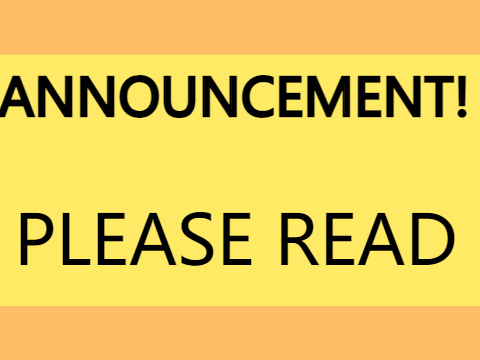 Announcement.