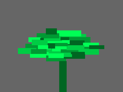 vector tree art with pen
